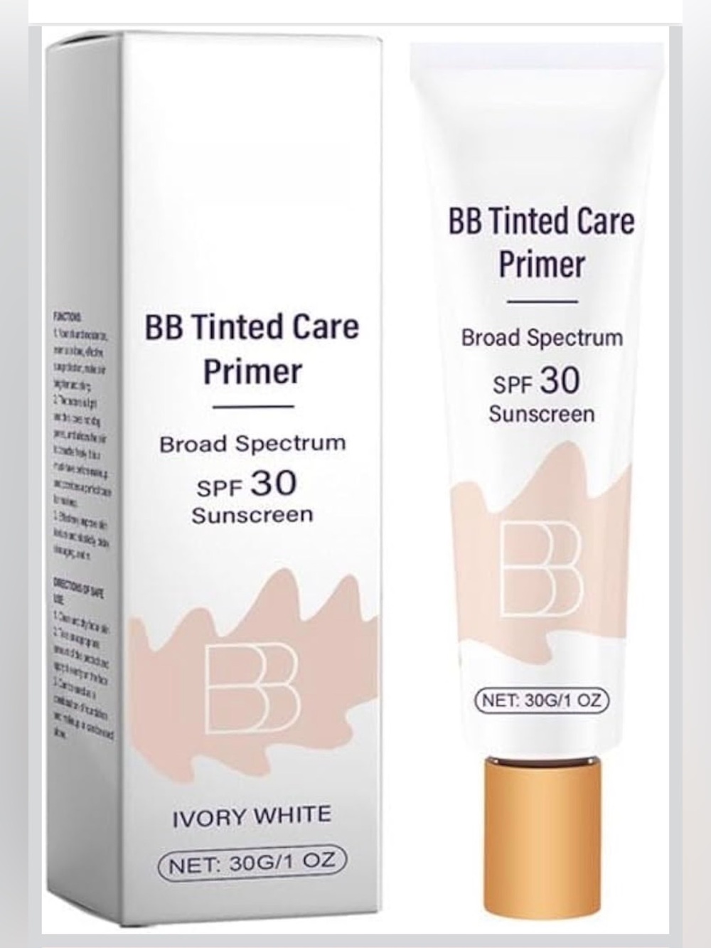 NEW/SEALED BB tinted care primer SPF 30 IVORY WHITE